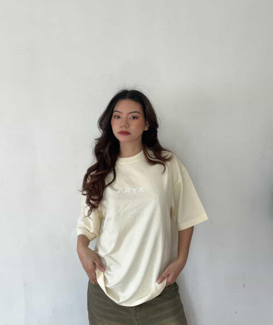 ARYX "Apex" Oversized Tee - Beige