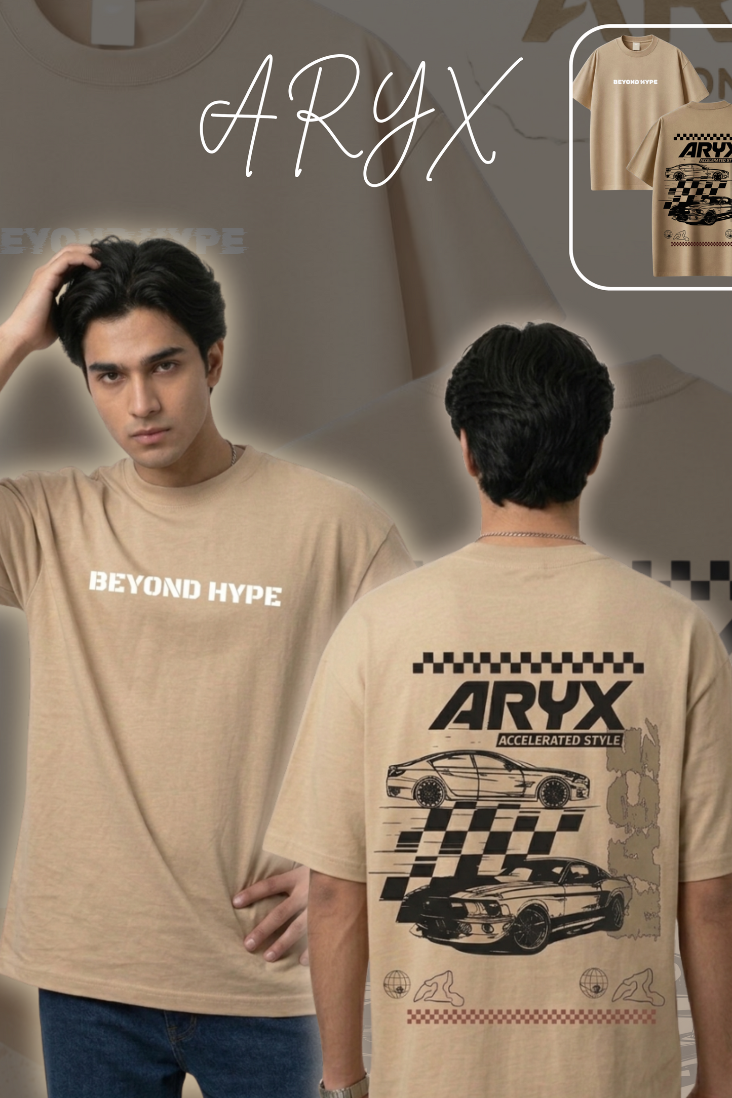 The "Apex Racer" Oversized Tee [UNISEX]