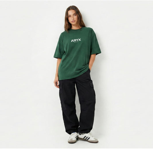 ARYX "Big Dream" Oversized Tee - Green