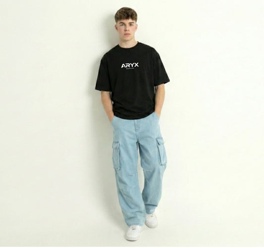 ARYX "Victory" Oversized Tee - BLACK