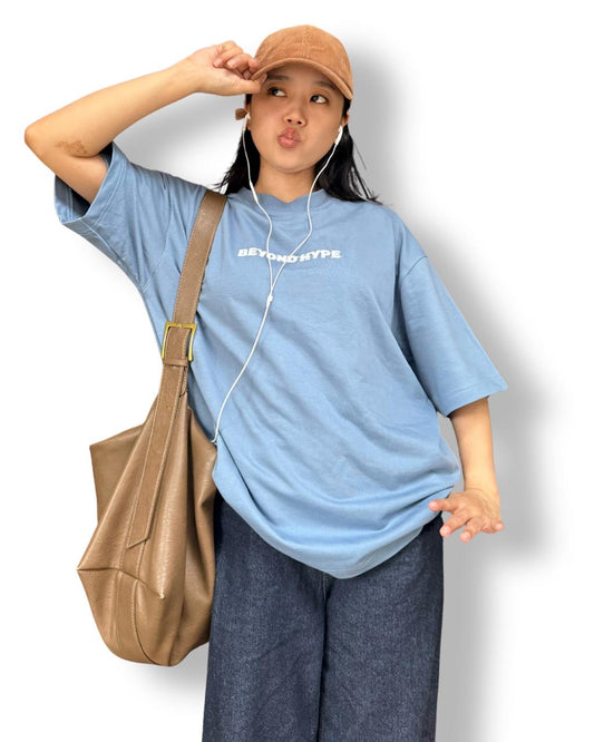 ARYX "Victory" Oversized Tee - Blue [UNISEX]