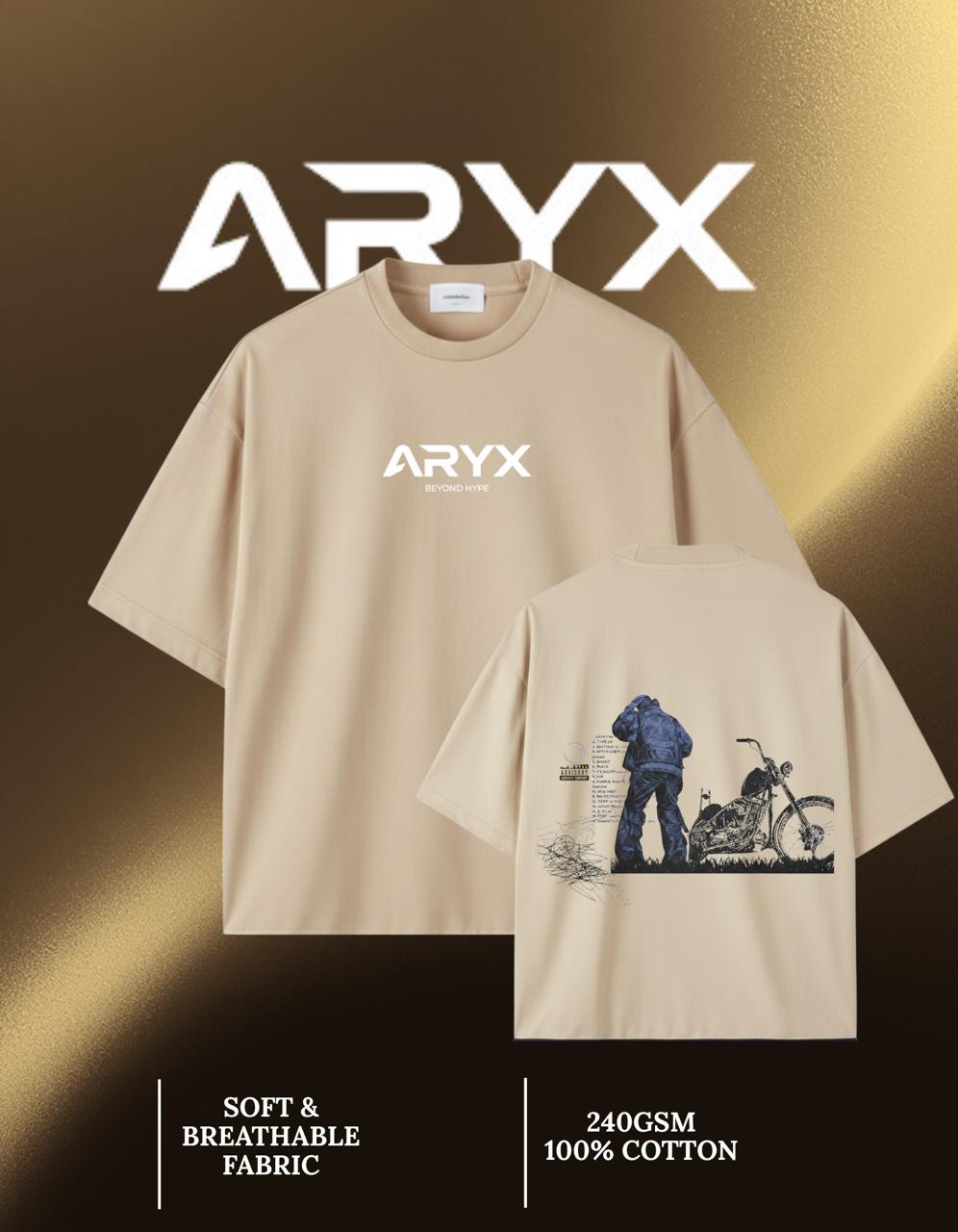 ARYX "NOMAD" Oversized Tee - Sand Beige