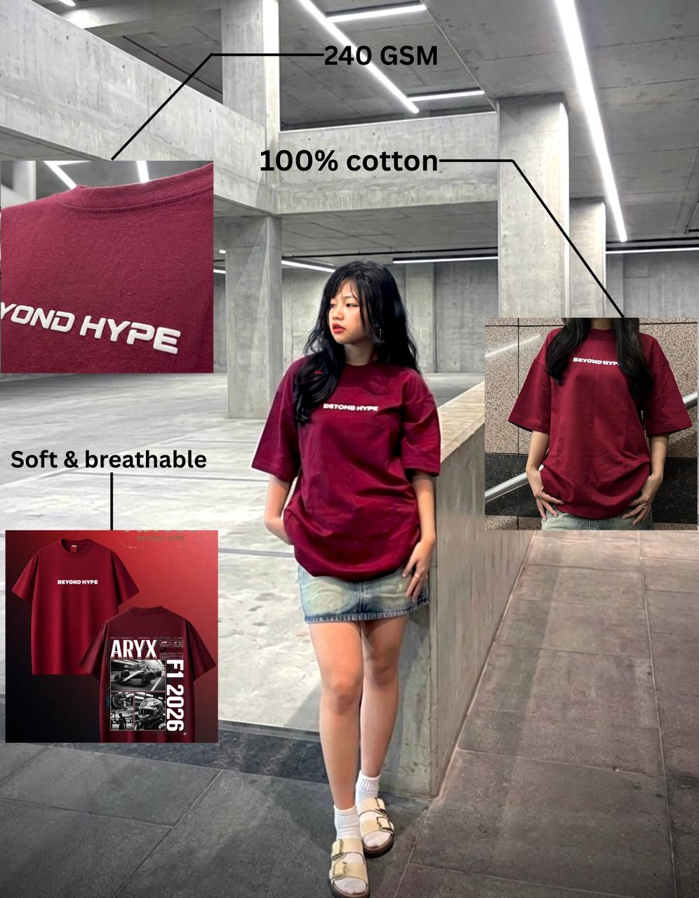 ARYX "The Grid" Heavyweight Tee [UNISEX]
