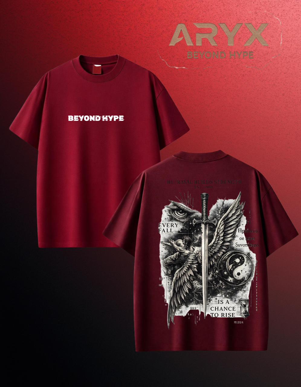 ARYX "The Ascent" Heavyweight Oversized Tee [UNISEX]